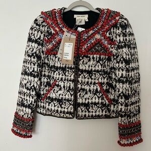 Isabel Marant Jacket with Red and Black Design